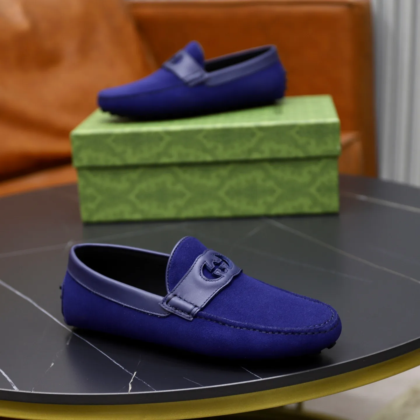 Ex-factory price: 480💰【GUCCI】Gucci ⚠️High-end men’s driving and pedal series ⚠️38-44 (customized for 45) ⚠️All original cowhide leather! Thick and soft! Made entirely of calfskin lining! Rubber sheet anti-slip beanie sole! Three-dimensional package technology! Fashionable and classic! Handicrafts! Original high quality! Feel free to compare!